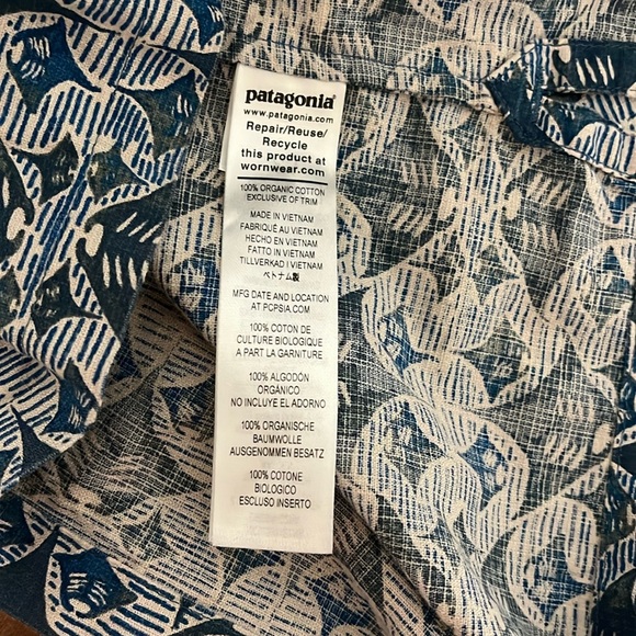 Patagonia Boy’s Pataloha Shirt Size Large - Picture 7 of 7